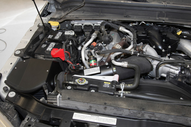 Ford F450 Super Duty Performance Air Intake - K&N Engineering - Blackhawk - Black - `11-`16